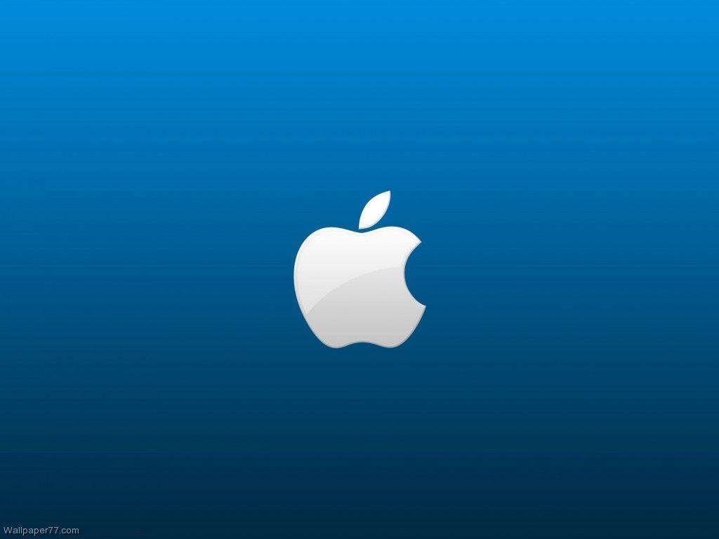 1024x768 Blue Apple Wallpaper