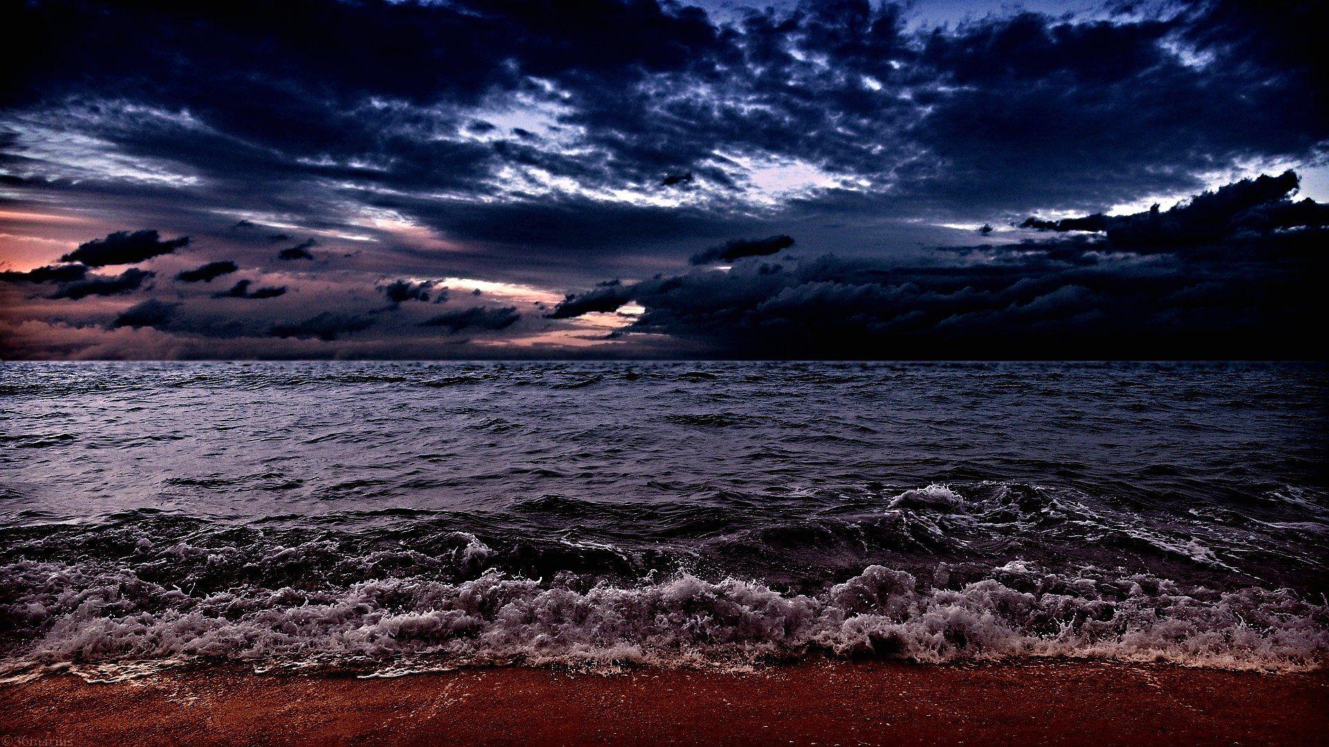 Dark Ocean Wallpapers Top Free Dark Ocean Backgrounds WallpaperAccess
