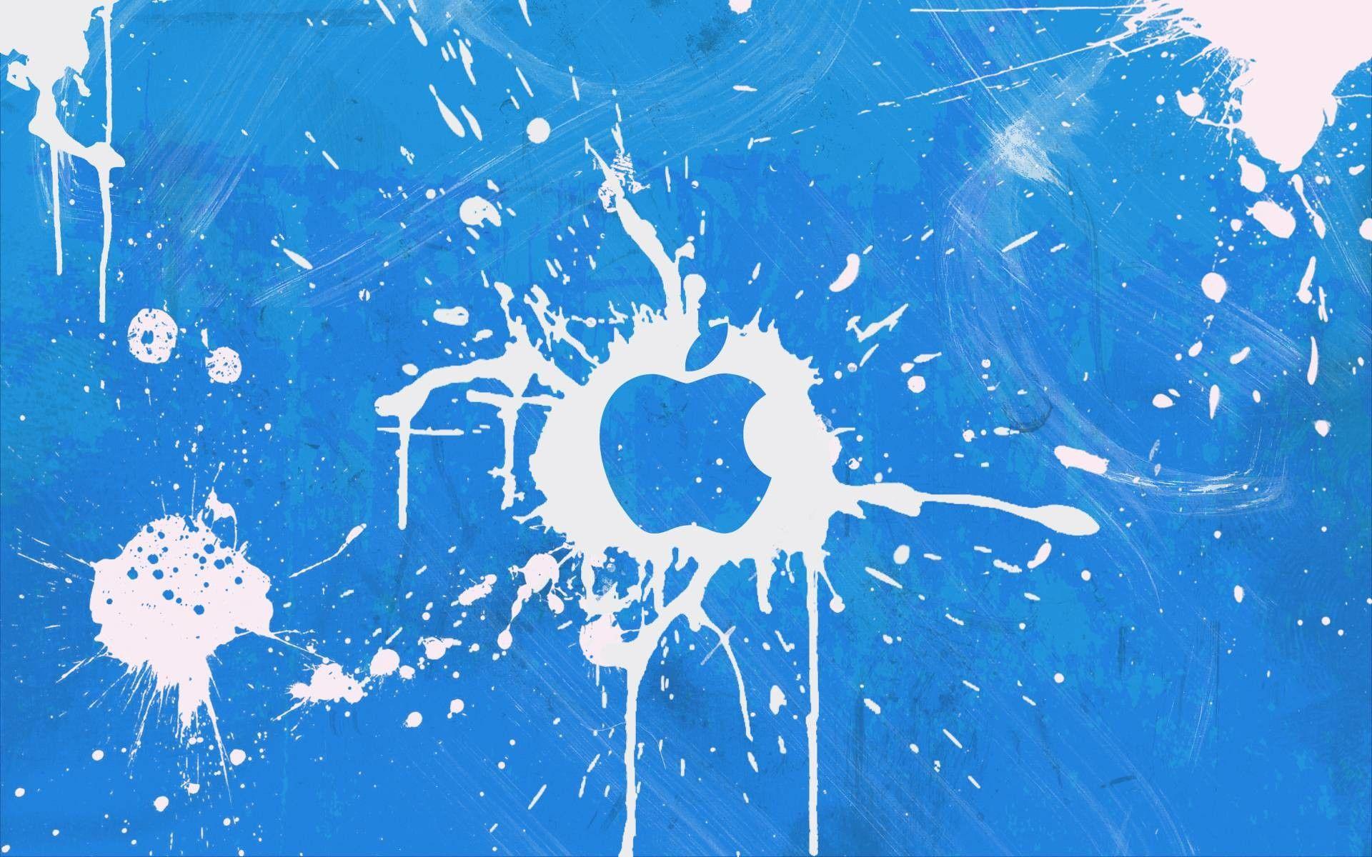 1920x1200 Blue Apple Wallpaper