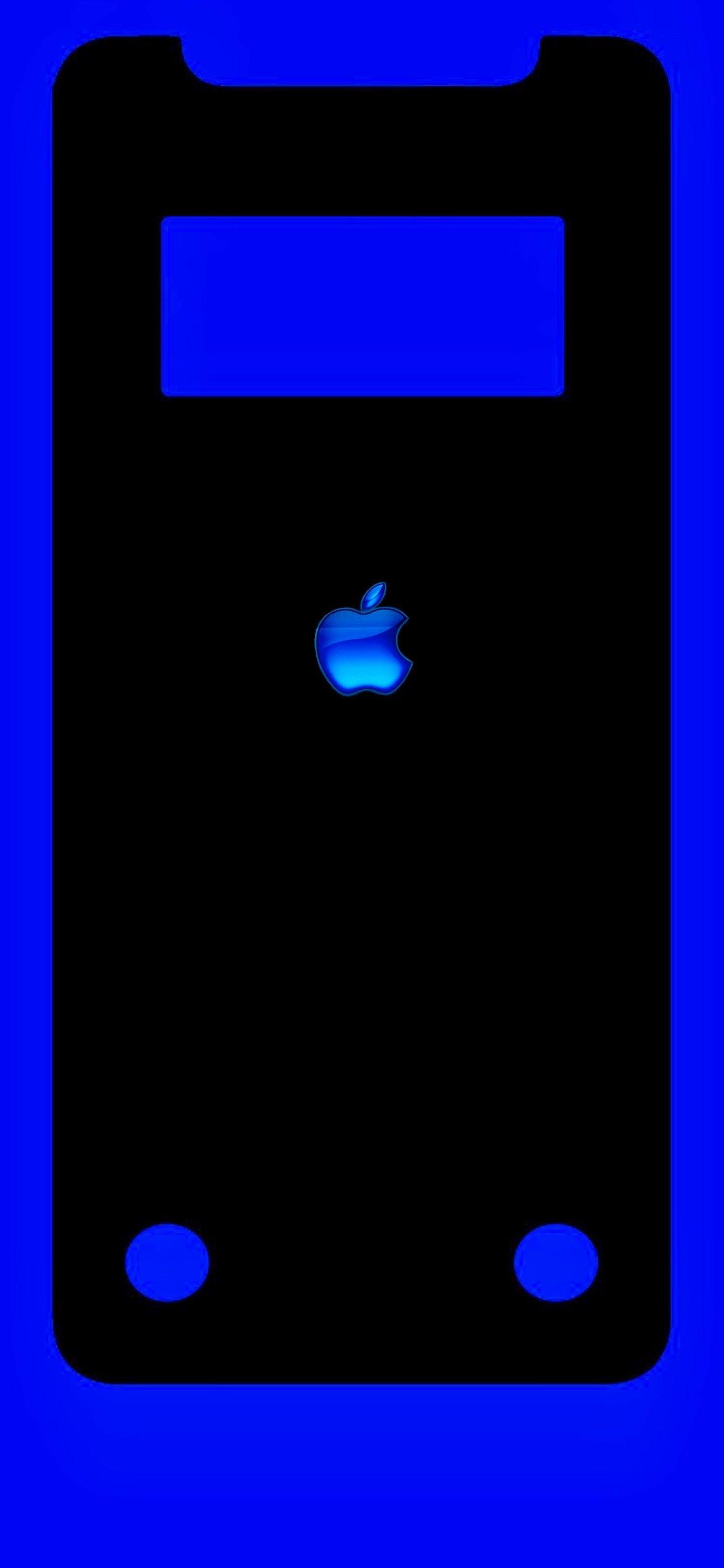 1440x3120 Blue Apple wallpaper wallpaper Collections