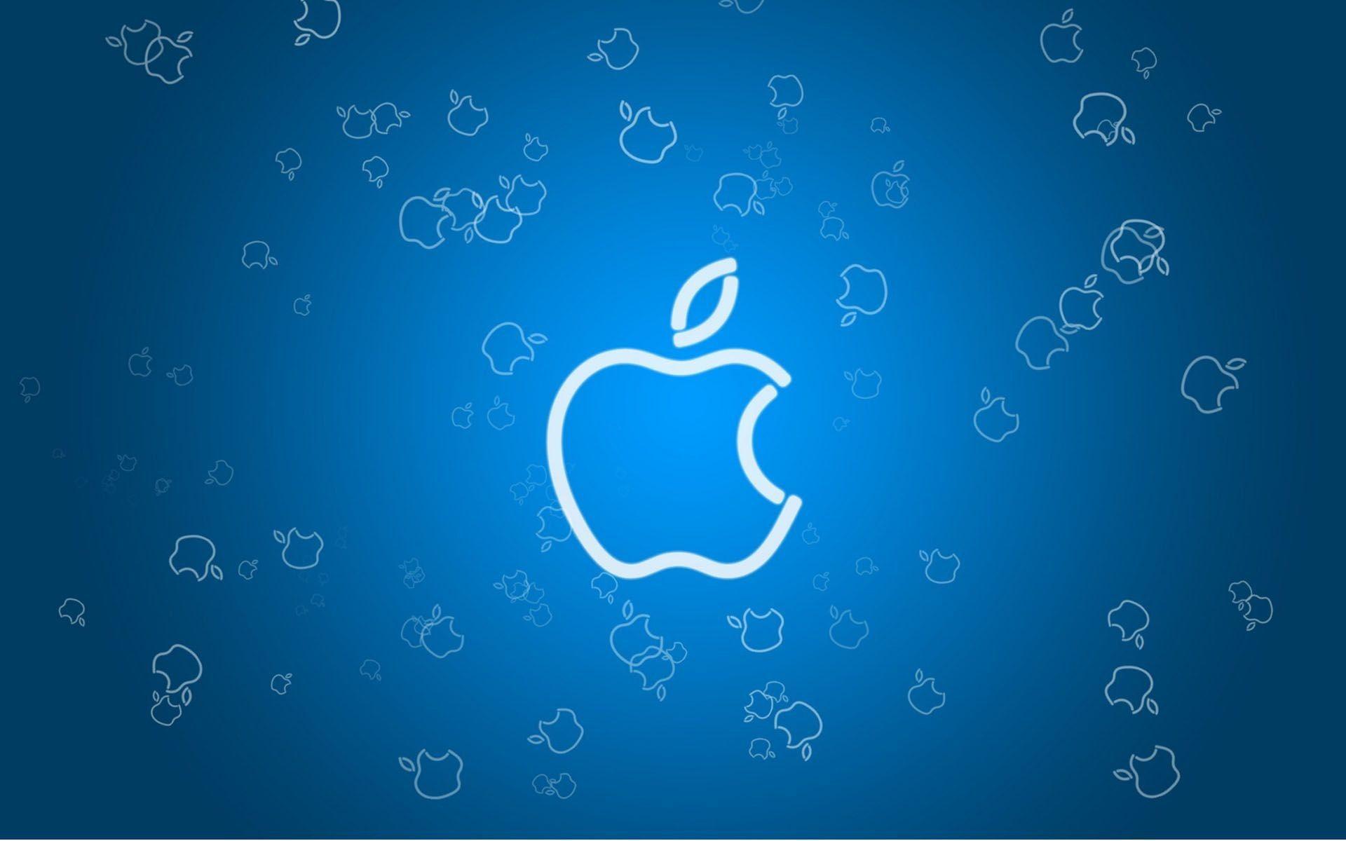 1920x1200 Blue Apple Wallpaper