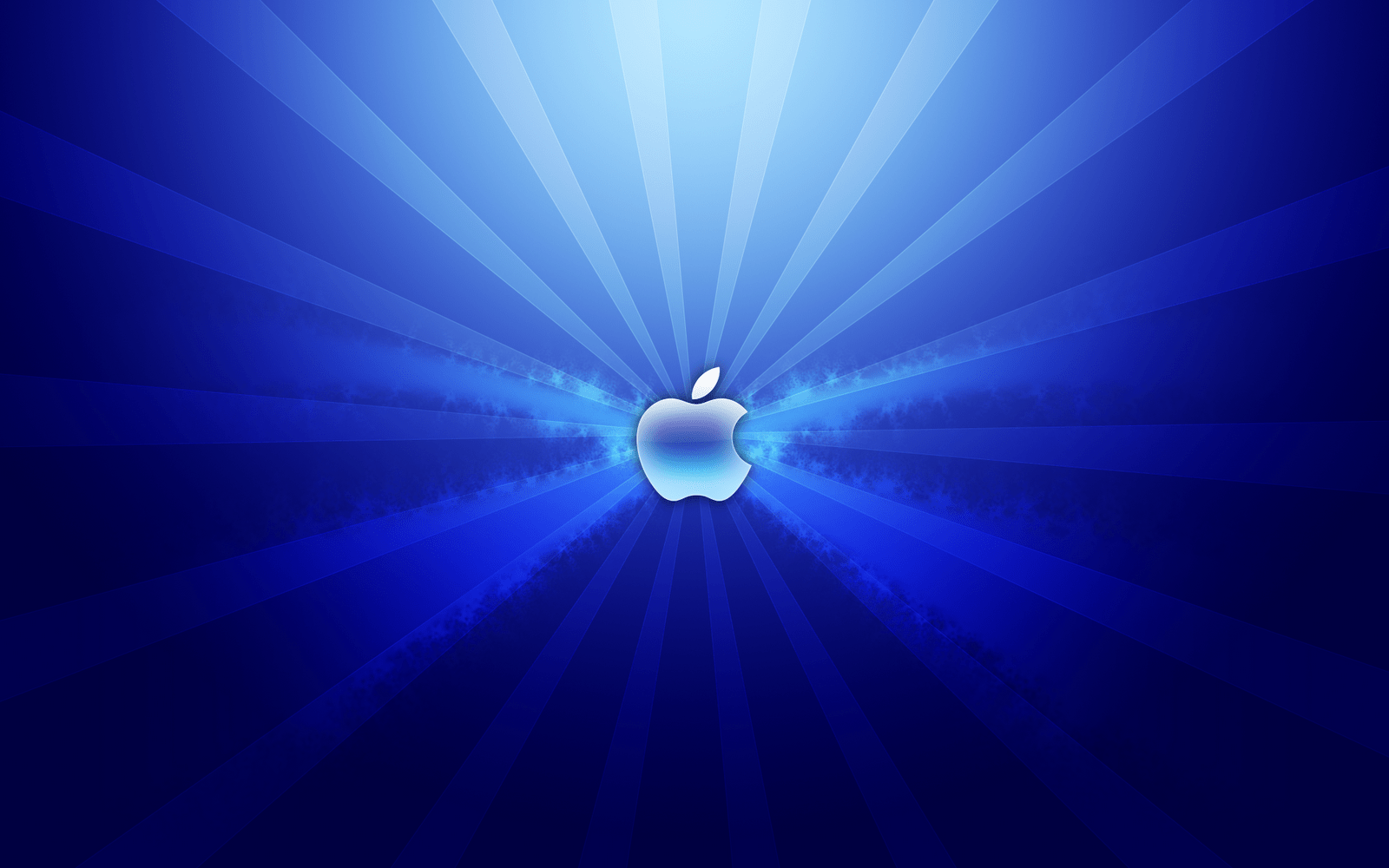 1600x1000 Free download Blue Apple Laptop Wallpaper on this Cool