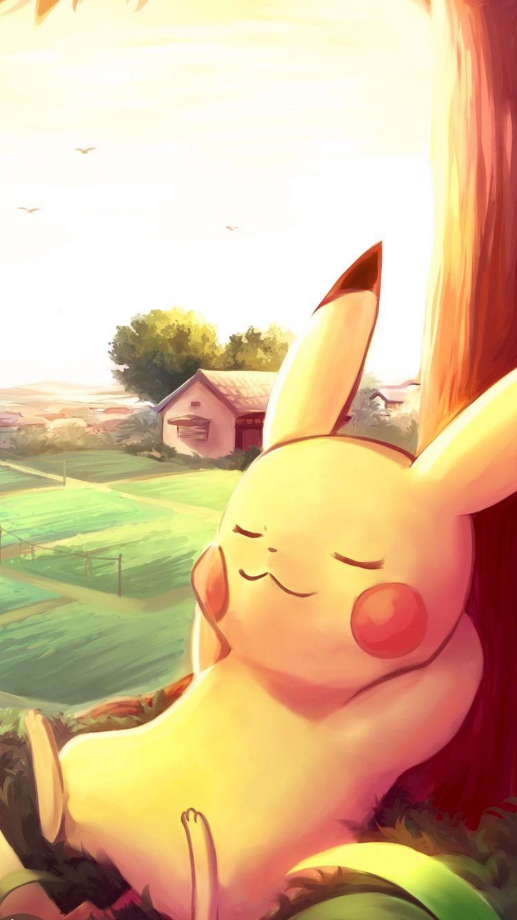 750x1334 Pokemon Go, Pikachu & Pokeball iPhone 6 Wallpaper