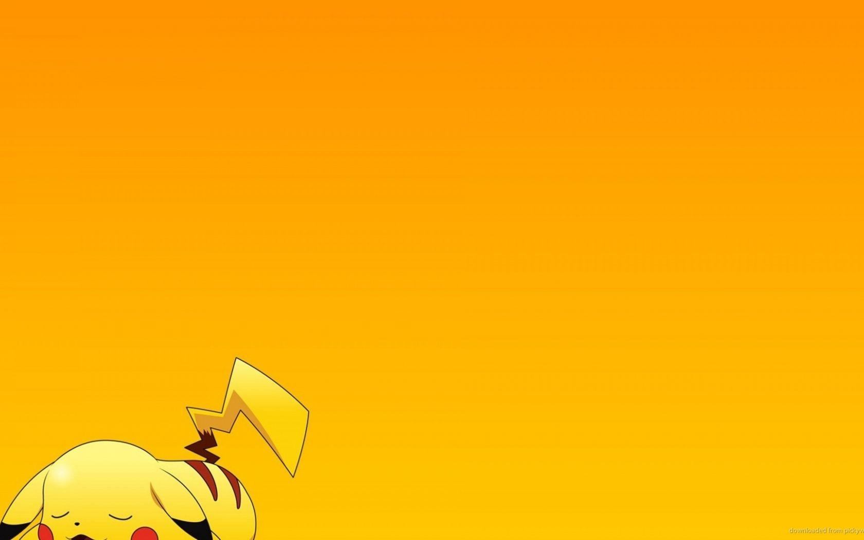 1680x1050 Free download Sleeping Pikachu Wallpaper Pikachu sleeping