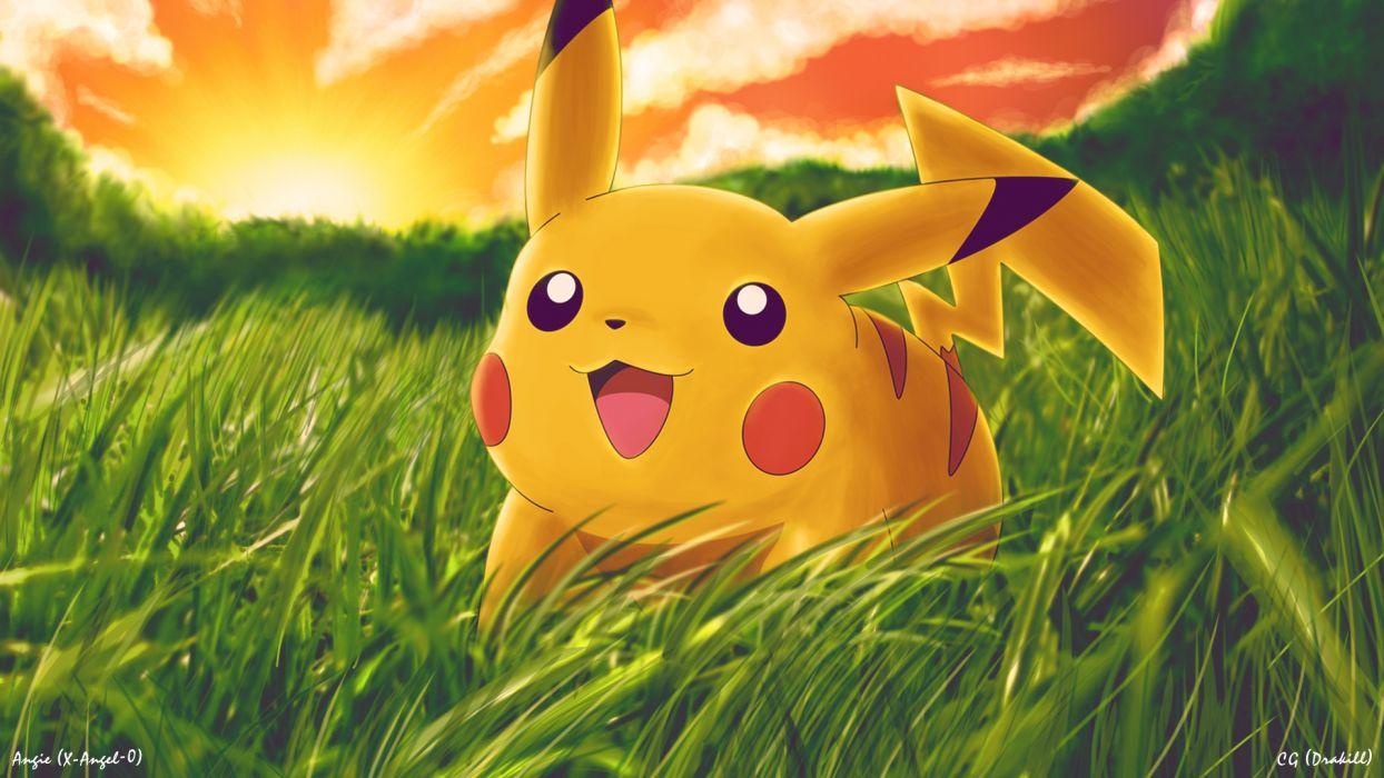 Hình nền Pokemon Pikachu 1244x700.  1920x1080