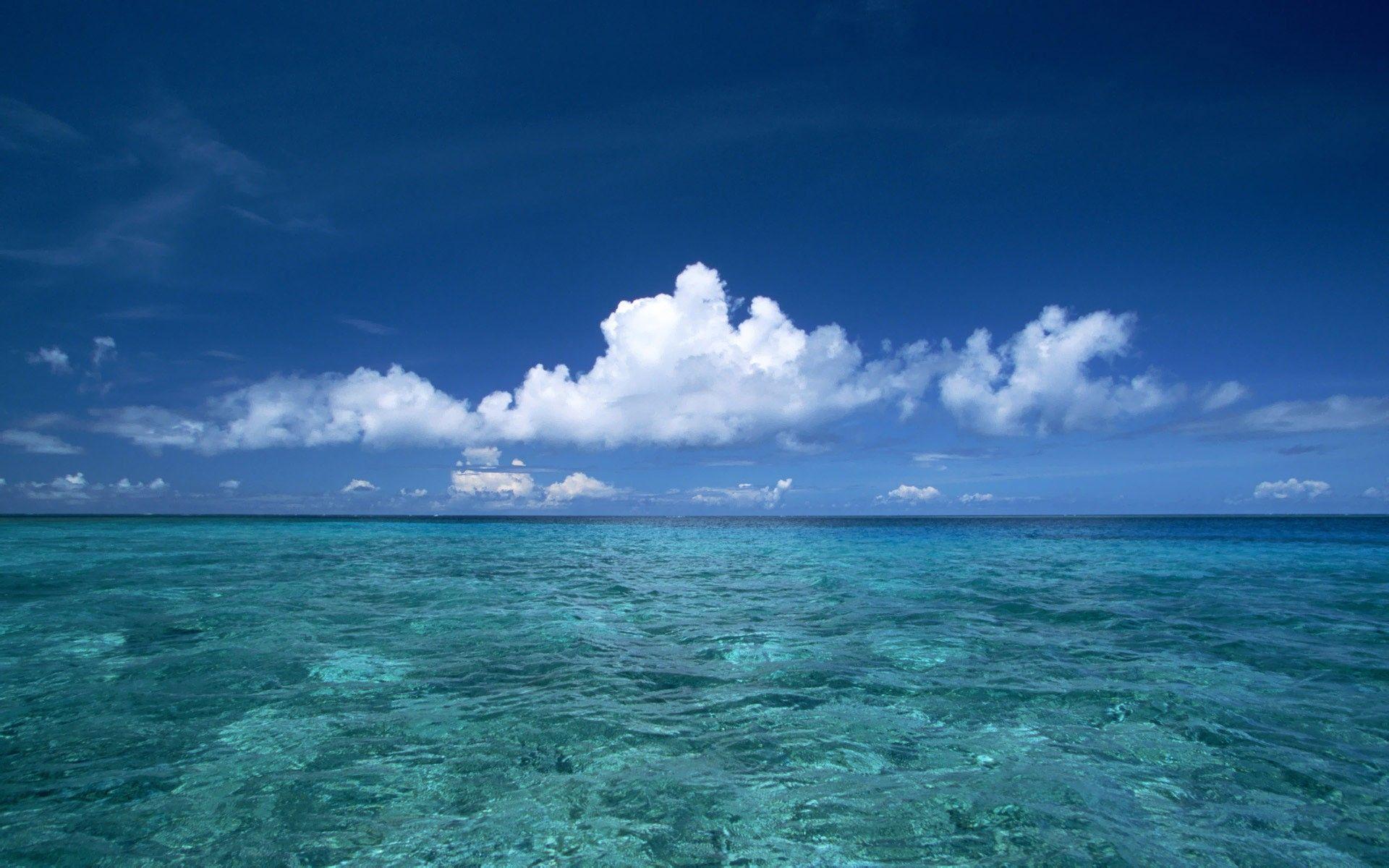 1920x1200 Oceans: Sea Sky Okinawa Oceans Blue Cristal Nature Clear Beautiful