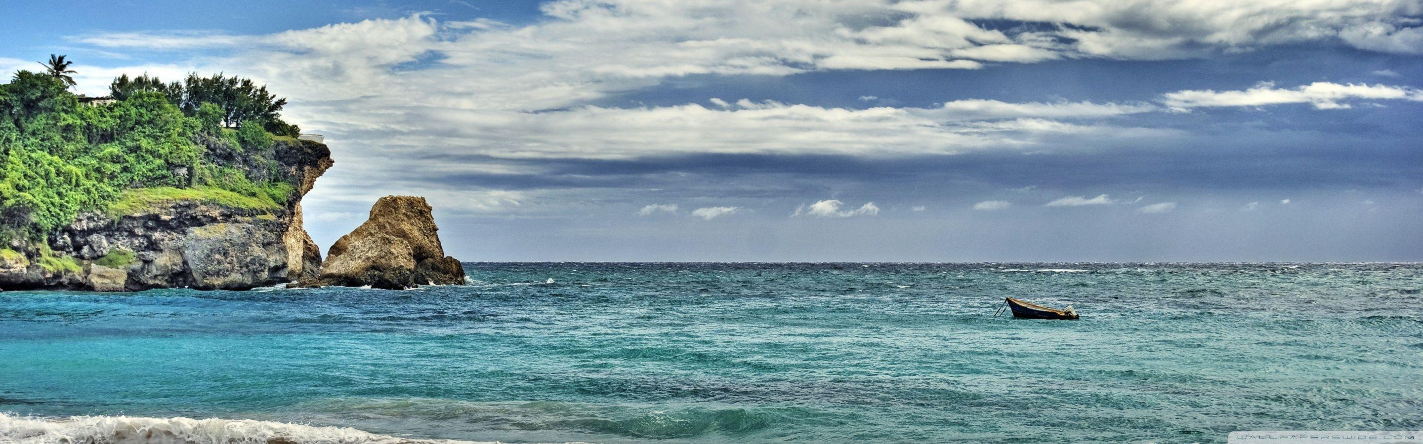 2880x900 Barbados ❤ 4K HD Desktop Wallpaper for • Dual Monitor Desktops