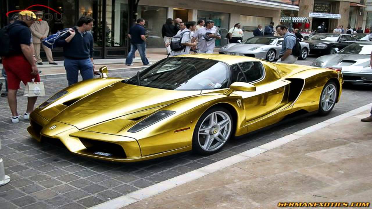 Hình nền Ferrari LaFerrari Gold 1280x720