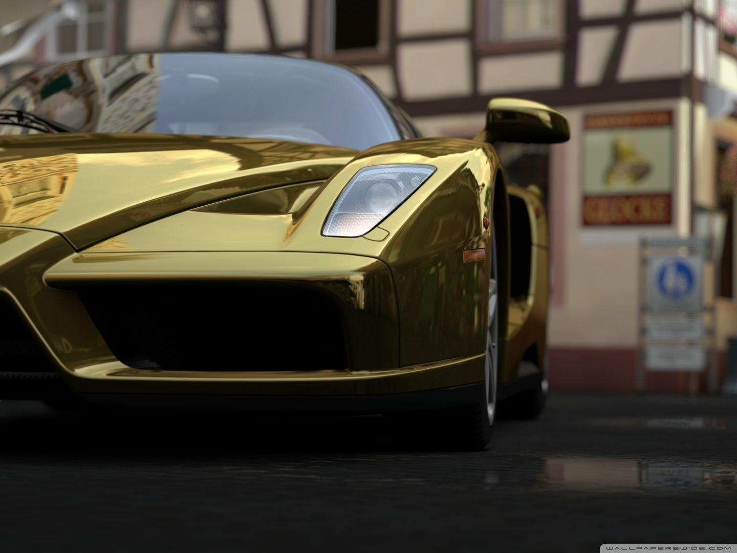 1440x1080 Ferrari Enzo - GOLD Ultra HD Desktop Background Wallpaper