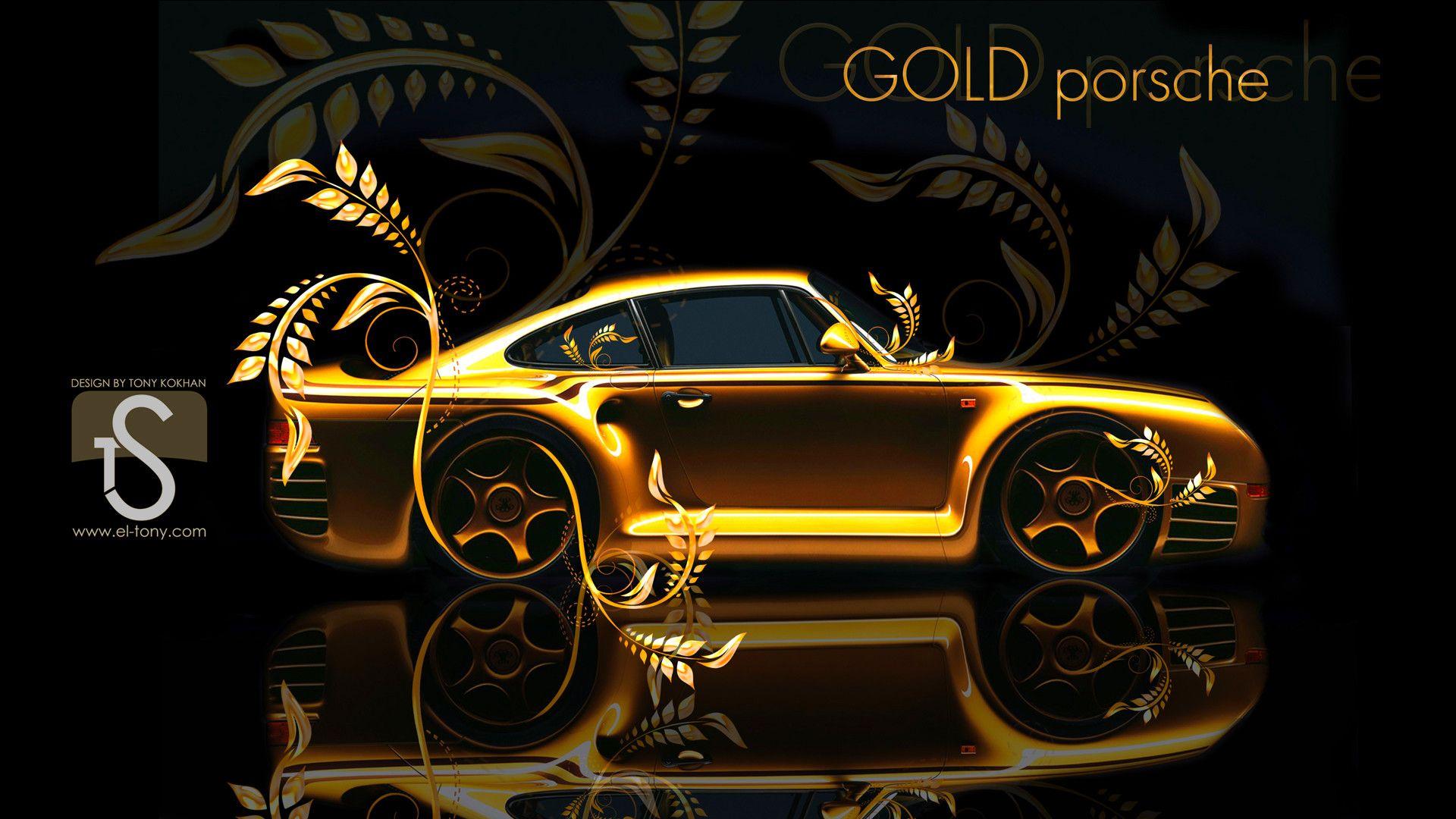 1920x1080 Cool Gold Cars hình nền