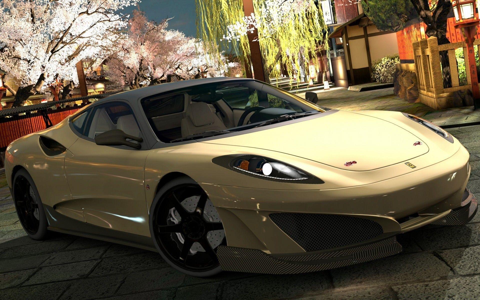 1920x1200 Ferrari SP1 Light Gold