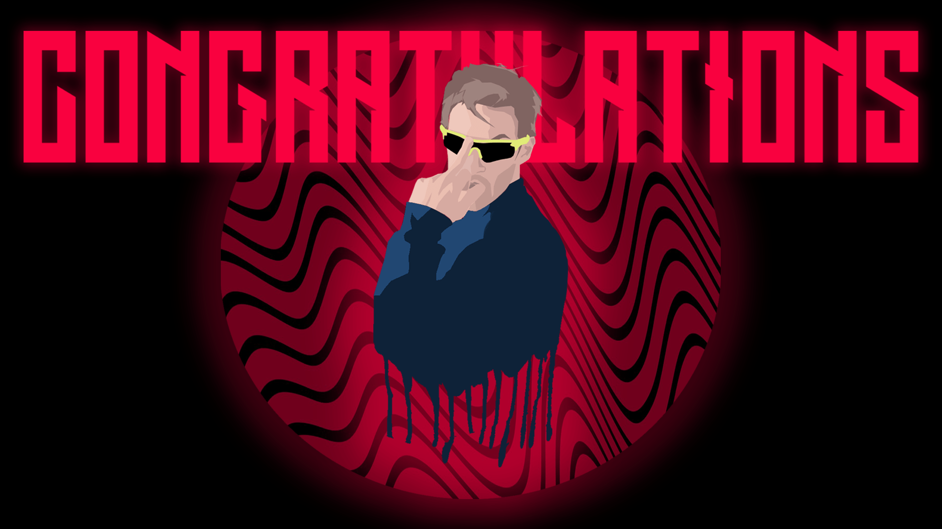 1920x1080 A Pewdiepie congratulations wallpaper. Hope you guys like it