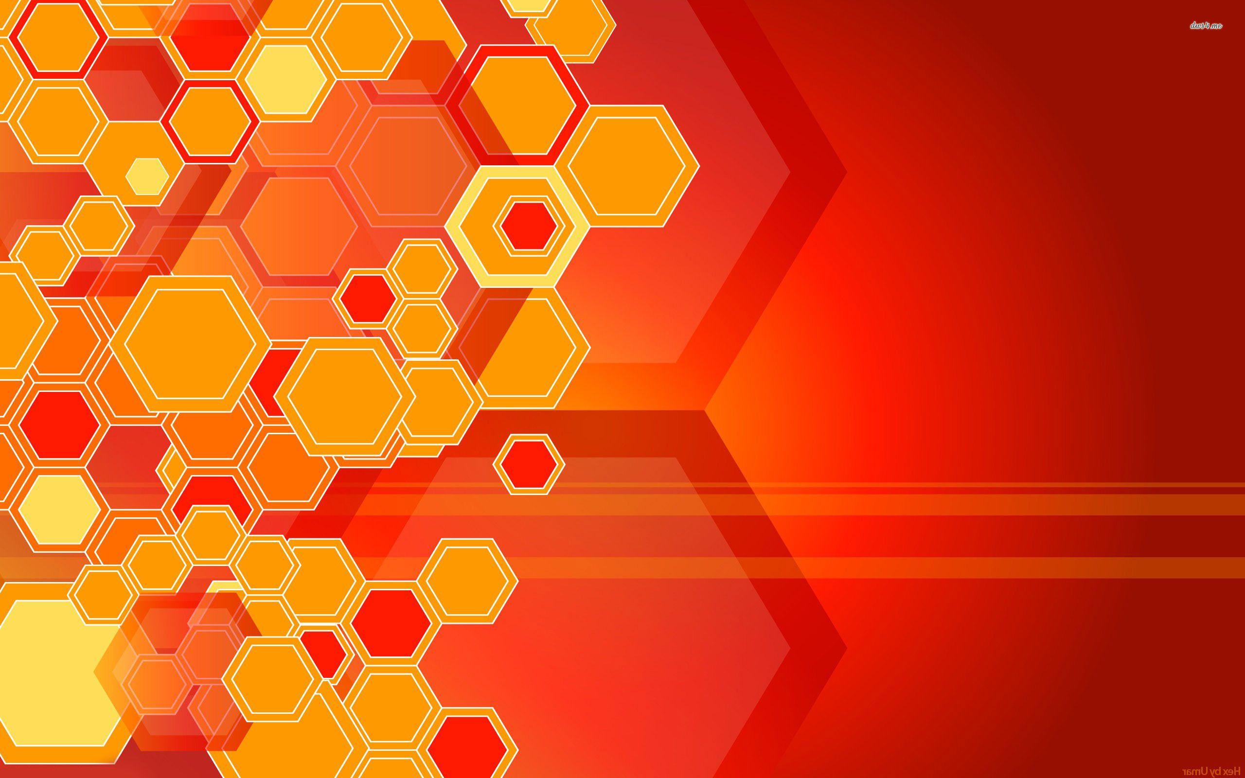 2560x1600 Abstract Wallpaper HD Orange