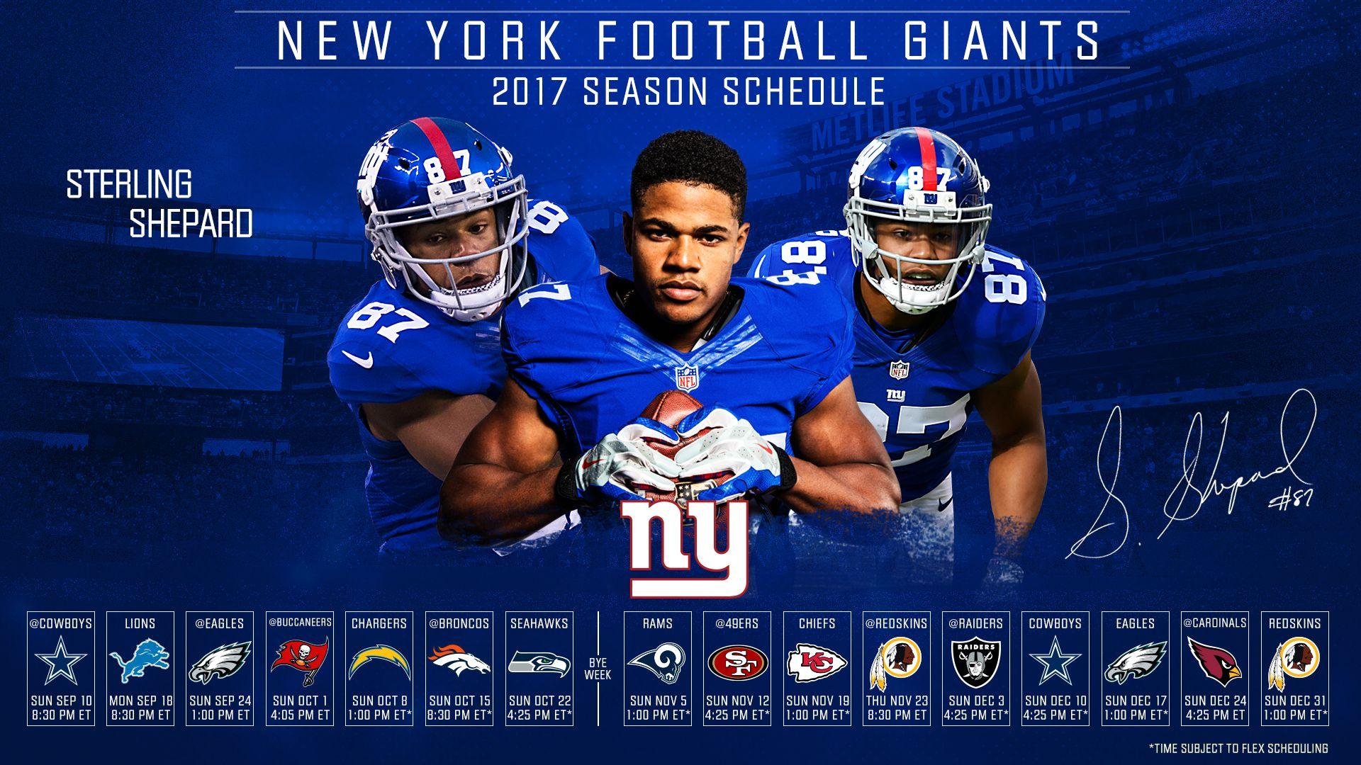 1920x1080 Download the Giants 2017 Schedule Wallpaper