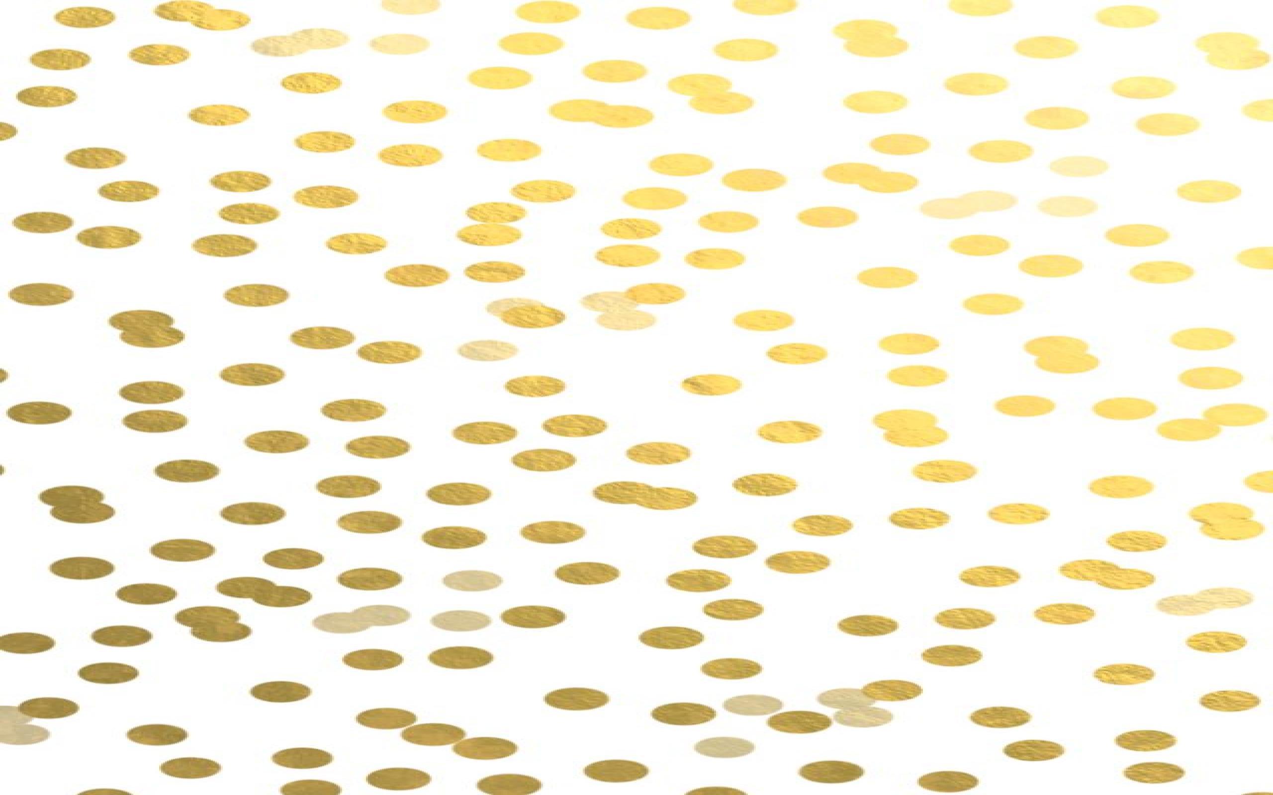 2560x1600 Gold Polka Dot Desktop Wallpaper 2560x1600 px, #U75YZPO