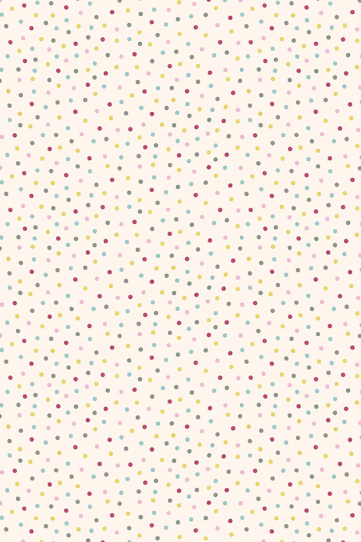 1200x1800 Yellow Polka Dot Wallpaper