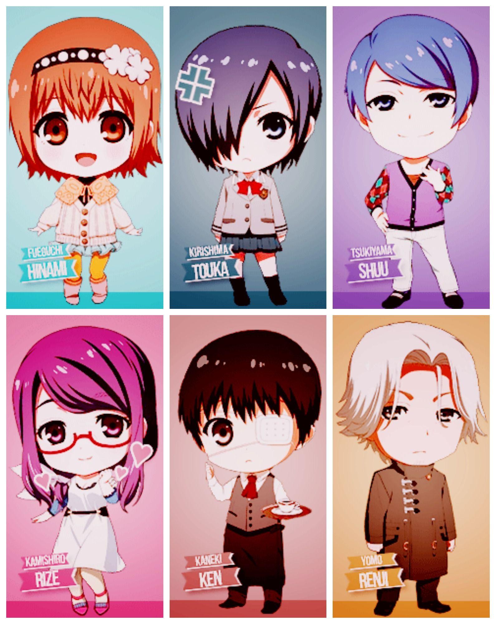 Tokyo Ghoul Chibi Characters Dowload Anime Wallpaper Hd - roblox drawing universal void logo face roblox transparent background png clipart hiclipart
