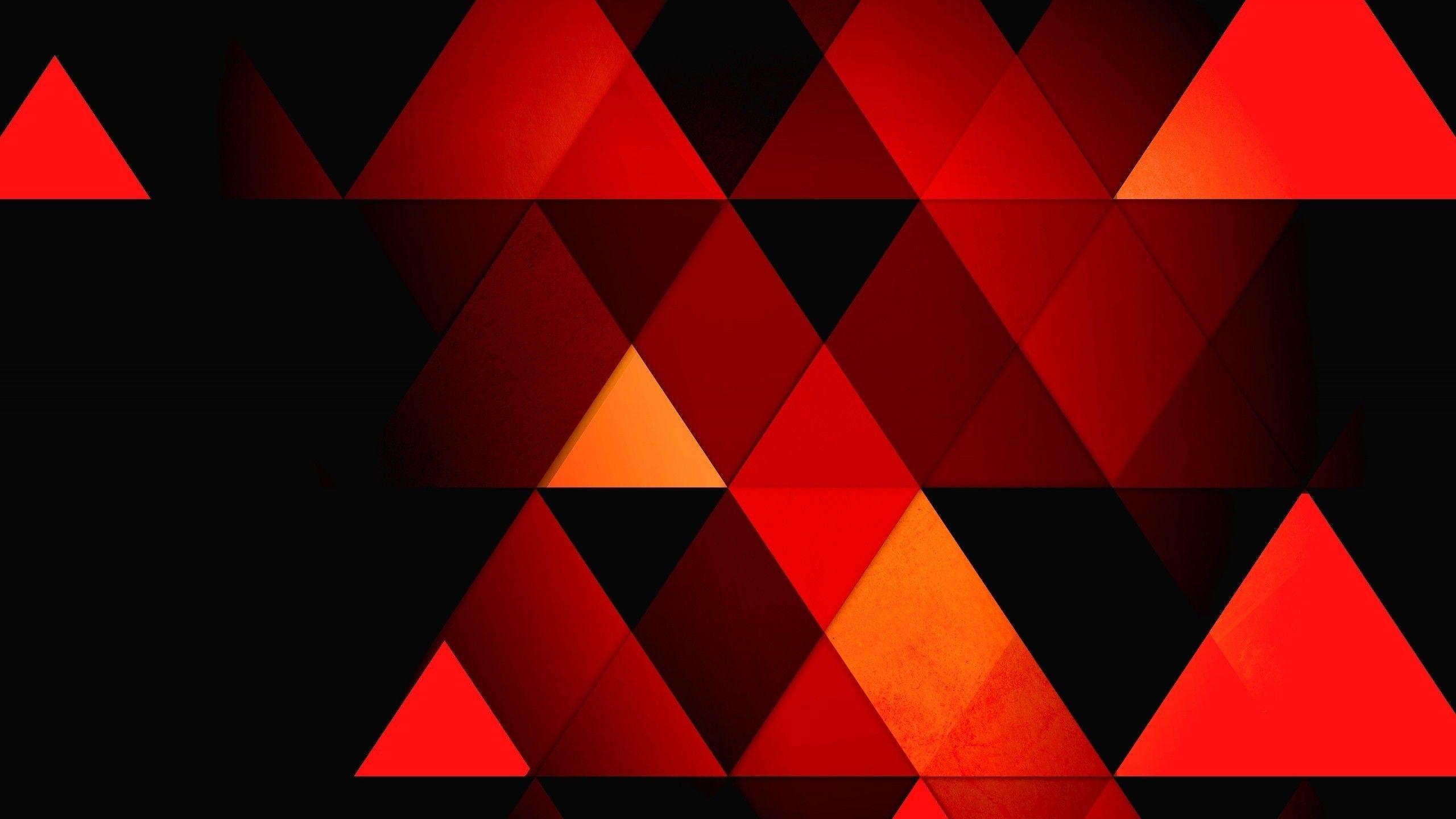 Black Red Geometric Wallpaper  WallpaperWalaacom