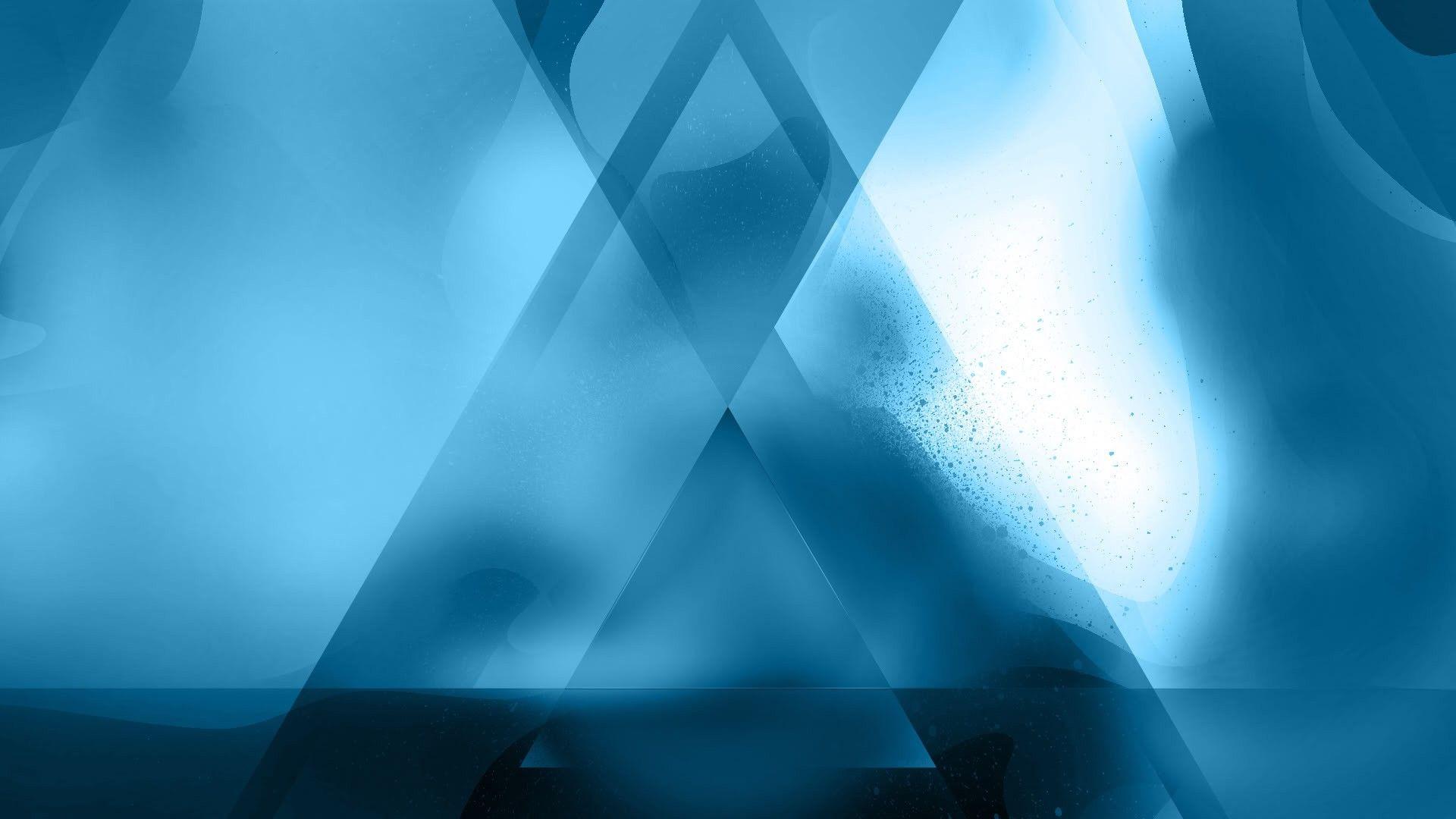 1920x1080 Abstract Geometric Wallpaper Blue, HD Wallpaper