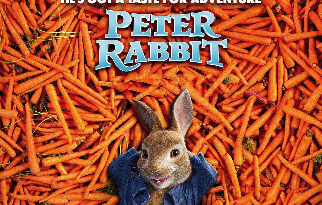 1332x850 Wallpaper rabbit, carrots, Peter Rabbit image for desktop