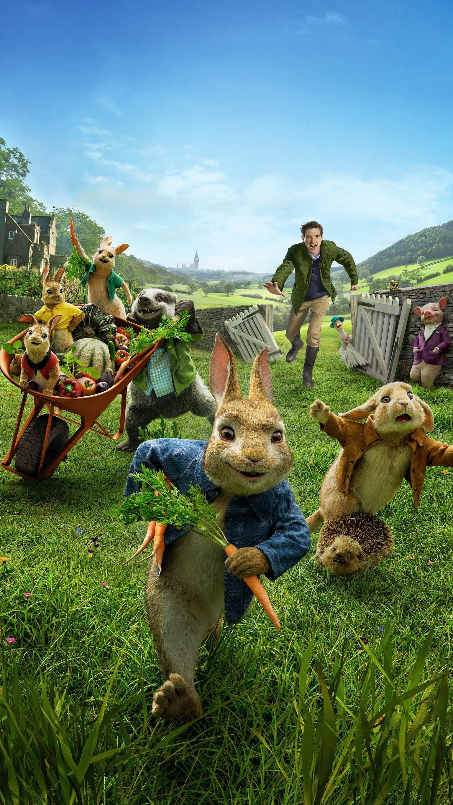 1536x2732 Peter Rabbit (2018) Phone Wallpaper. Peter rabbit movie