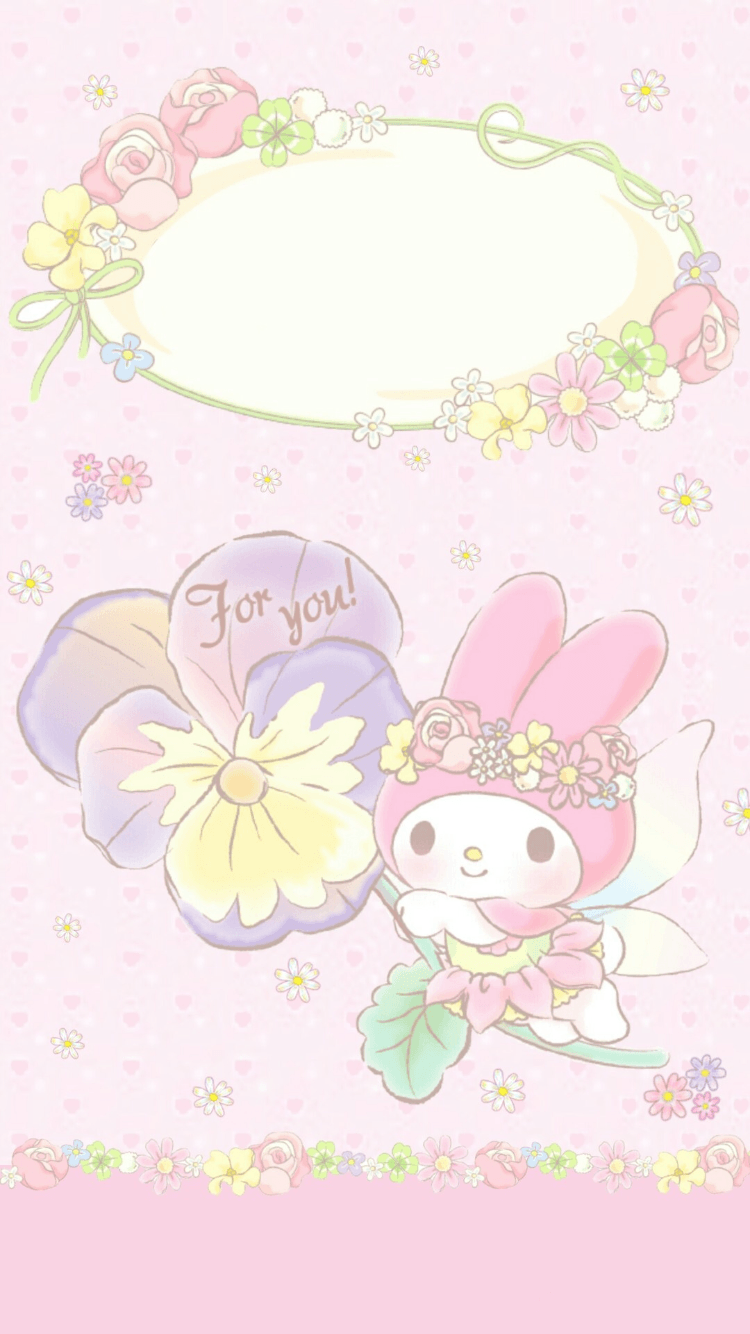 750x1334 My Melody fairy. Sanrio. Fairy, Sanrio and Wallpaper