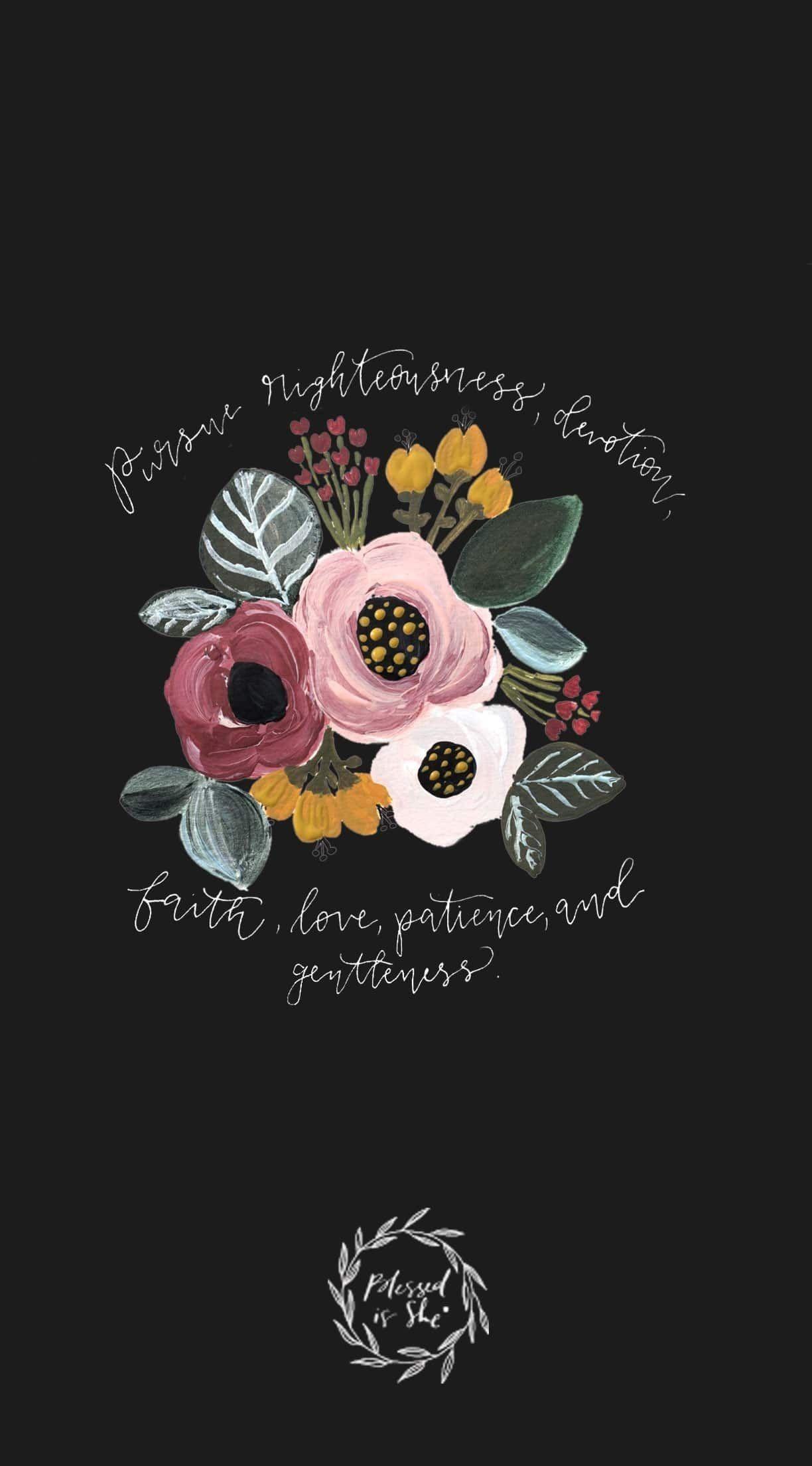 1224x2208 Christmas Wallpaper with Scripture