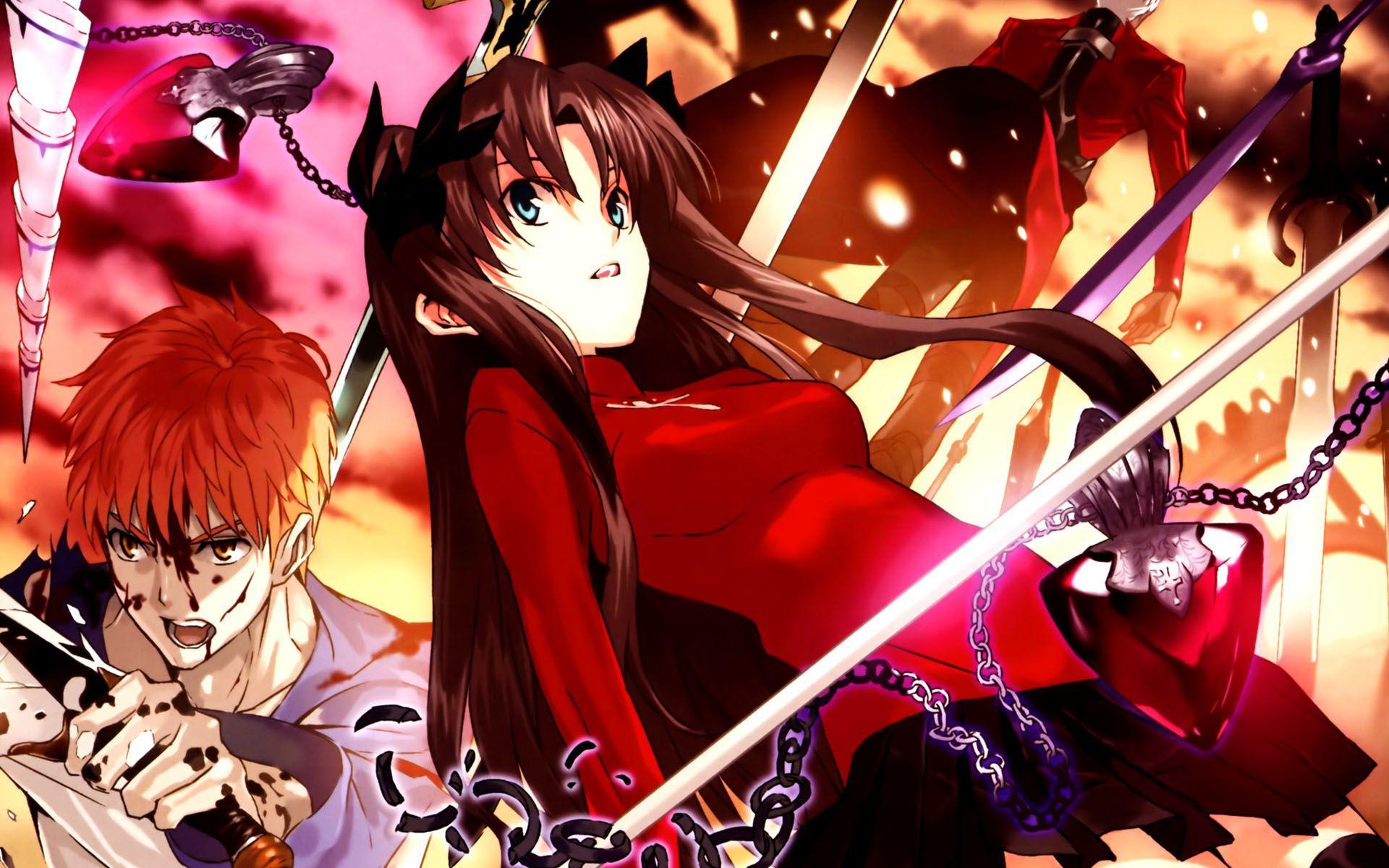 1920x1200 Anime Stay Night: Unlimited Blade Works Tohsaka