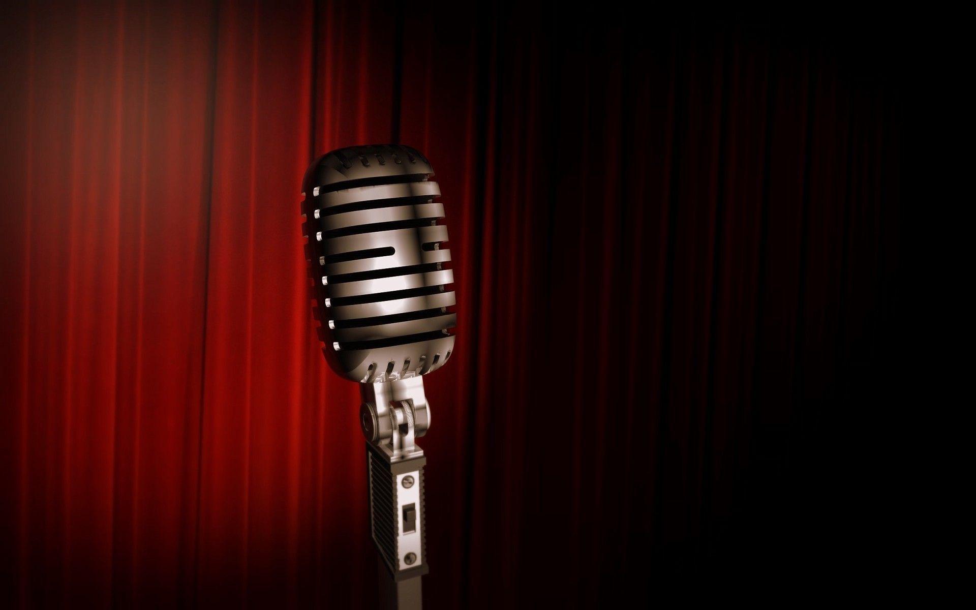 1920x1200 Microphone Background