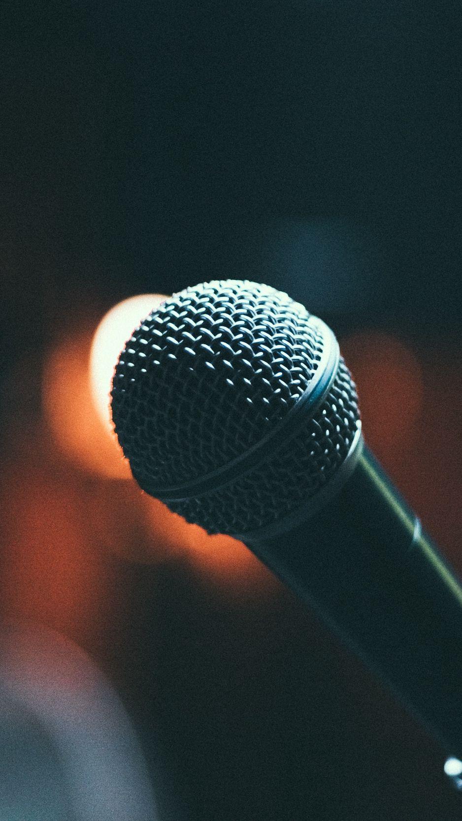 938x1668 Download wallpaper 938x1668 microphone, electroacoustics