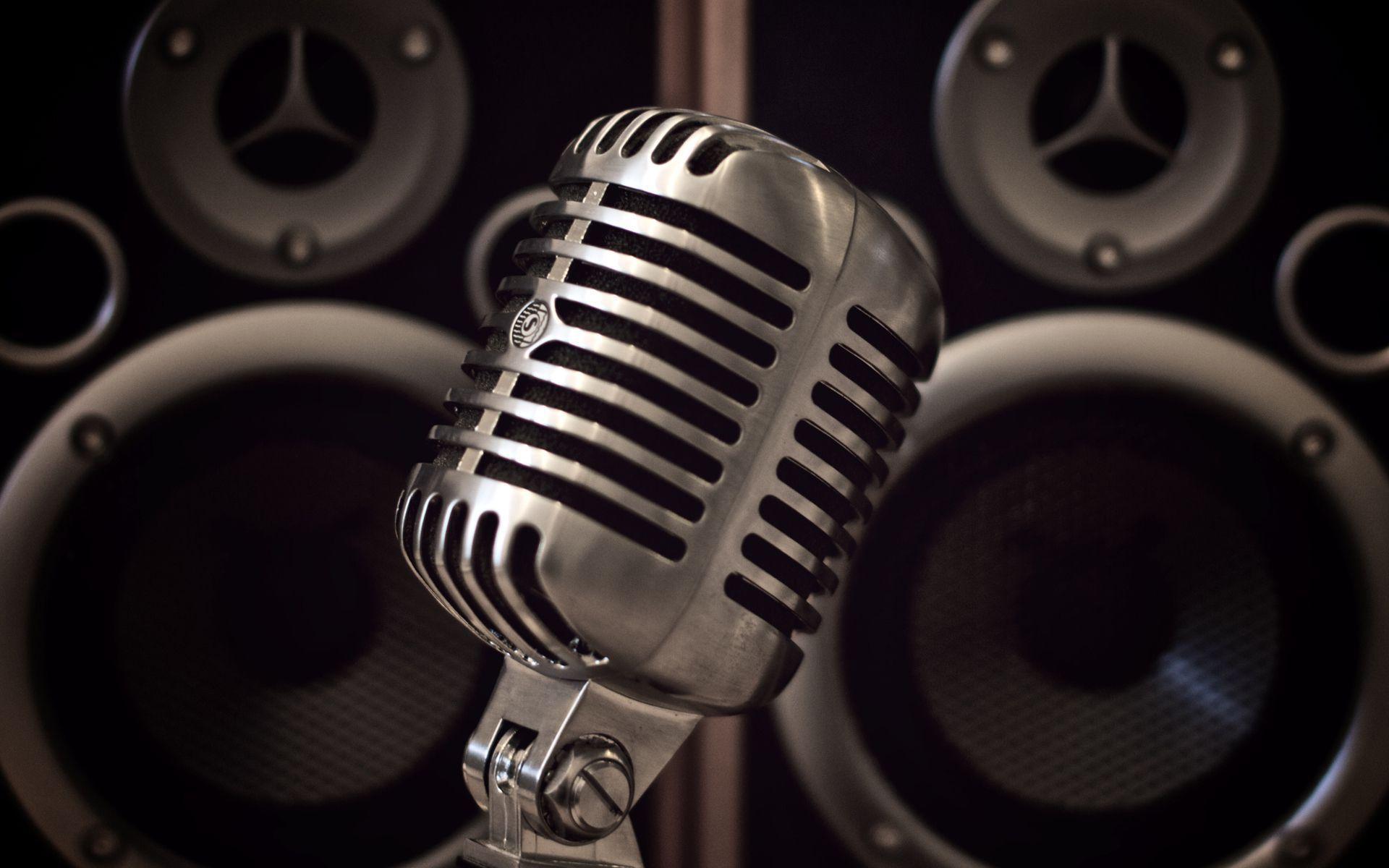 1920x1200 Microphone Wallpaper Background