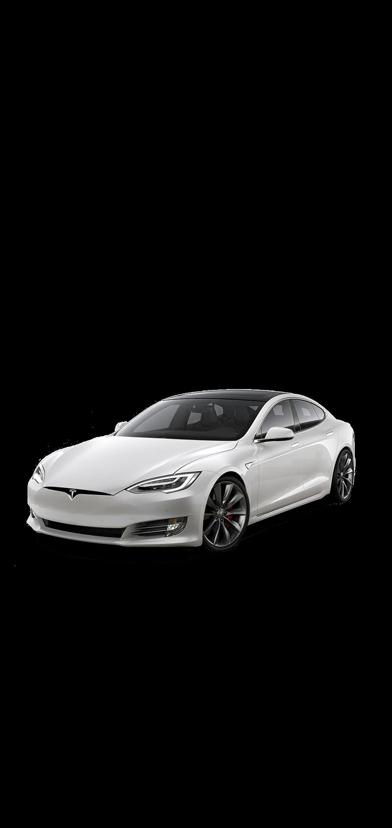 800x1690 Tesla, amoled, android, autos, black, car, model s, oled, samsung, HD phone wallpaper