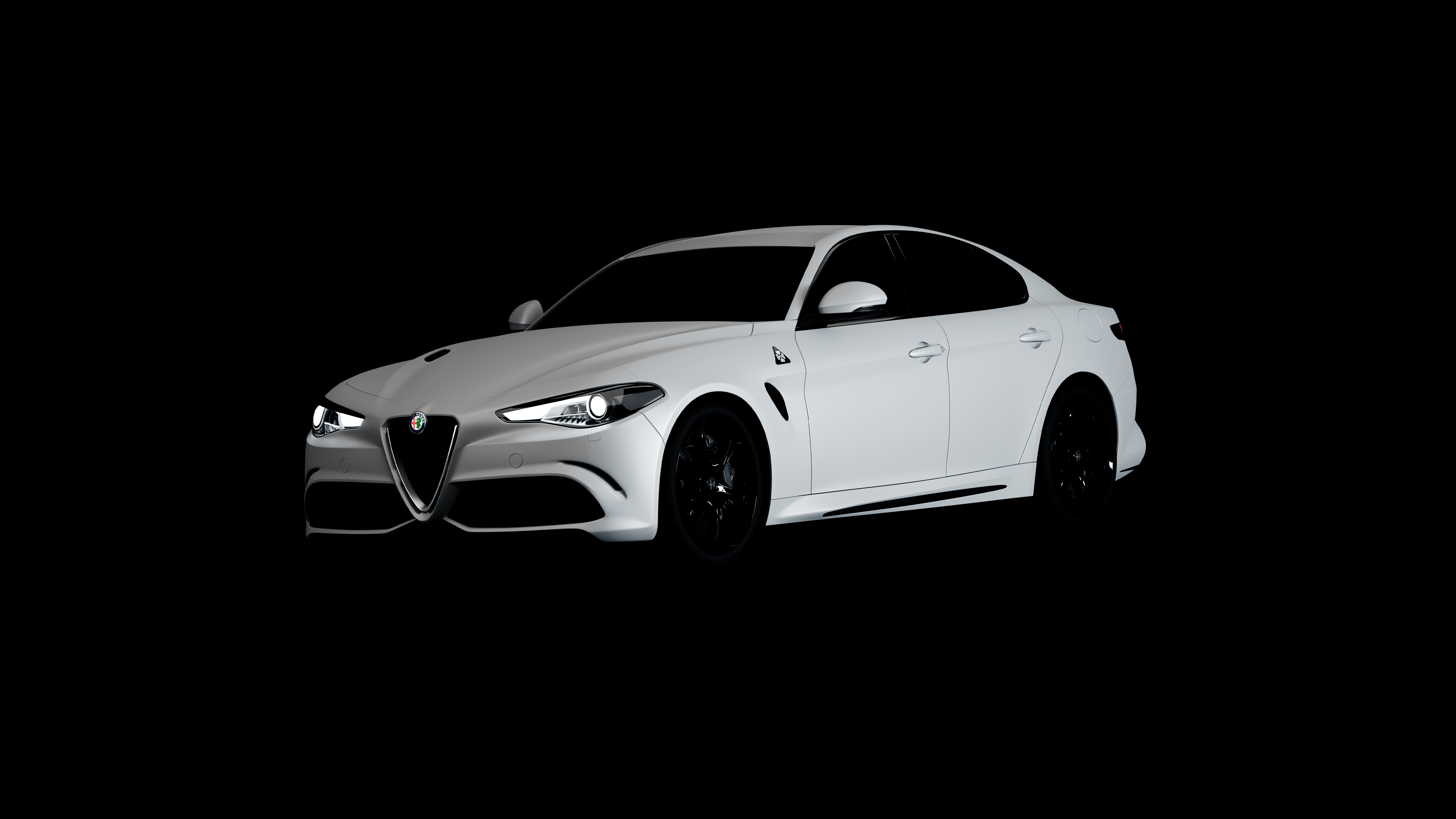 5120x2880 Couldn't find a good uncompressed OLED wallpaper, so I made my own! Alfa Romeo Giulia