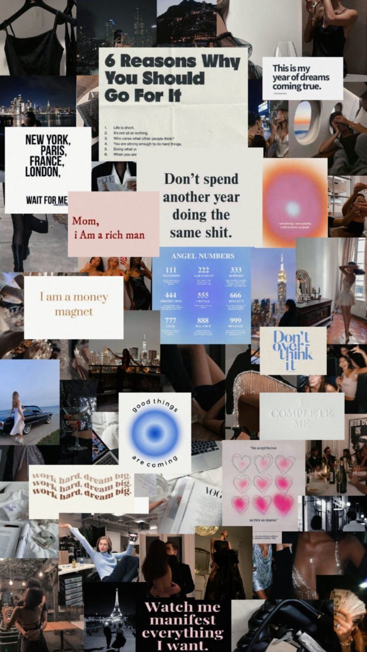 720x1280 Dream Life vision board aesthetic wallpaper