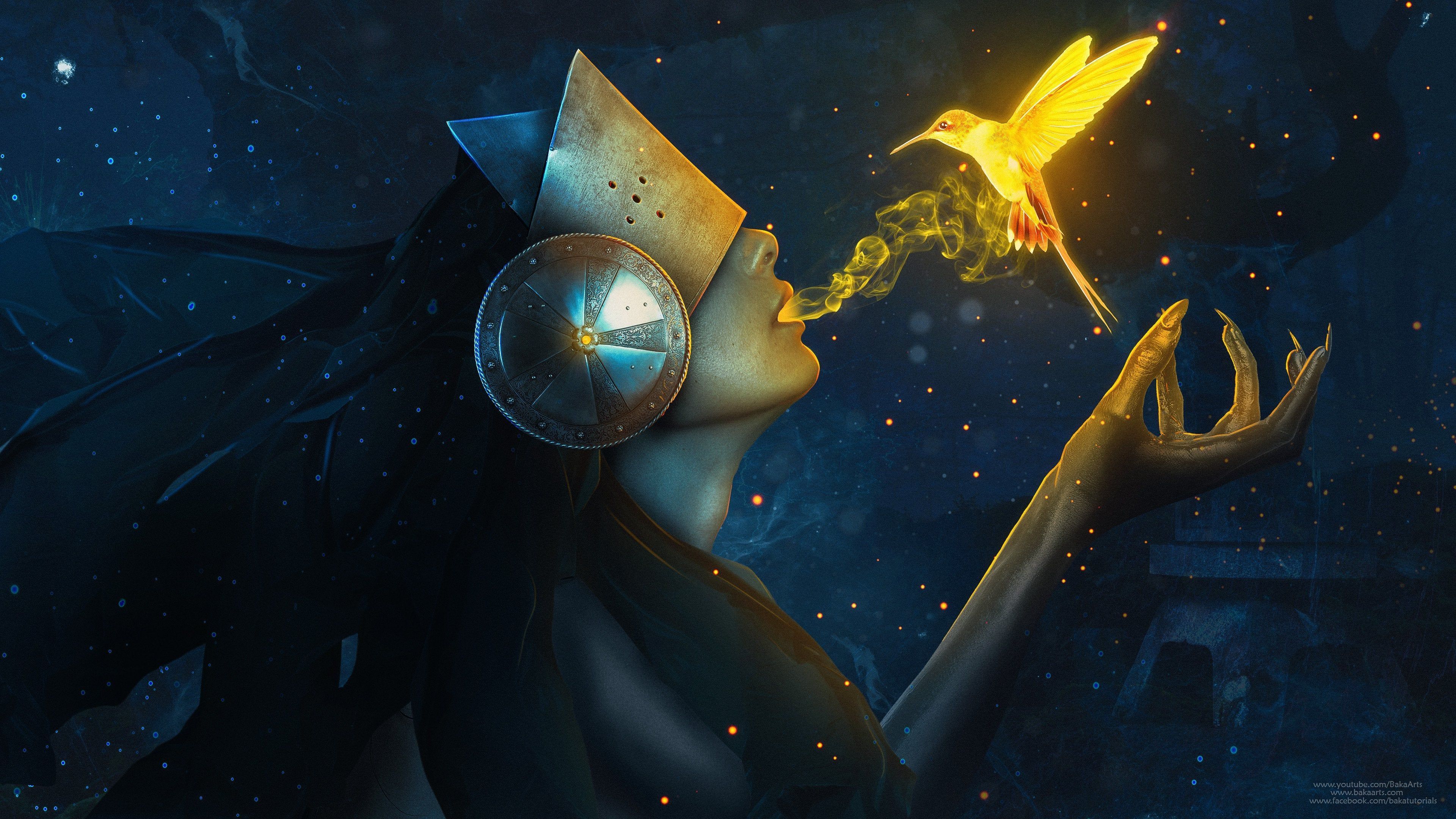 3840x2160 Soul Wallpaper 4K, Life, Phoenix, Dream, Woman