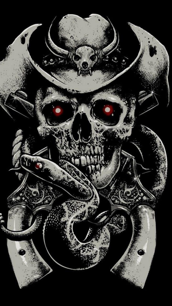 720x1280 Dark Skull (720x1280) Wallpaper
