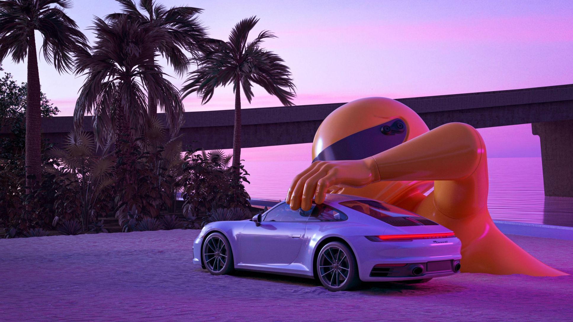 1935x1089 Porsche continues its support of the creative arts at Miami Art Week 2022 with a dramatic installation named 'Dream Big.' Newsroom USA
