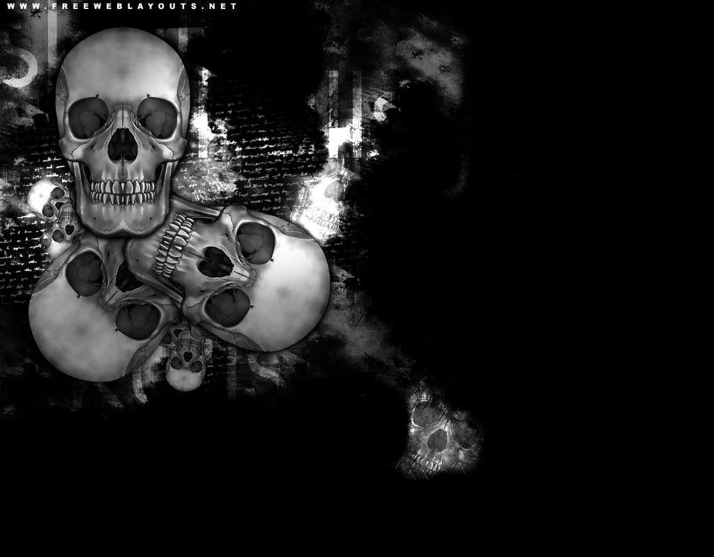 1024x800 Skull And Bones Wallpaper