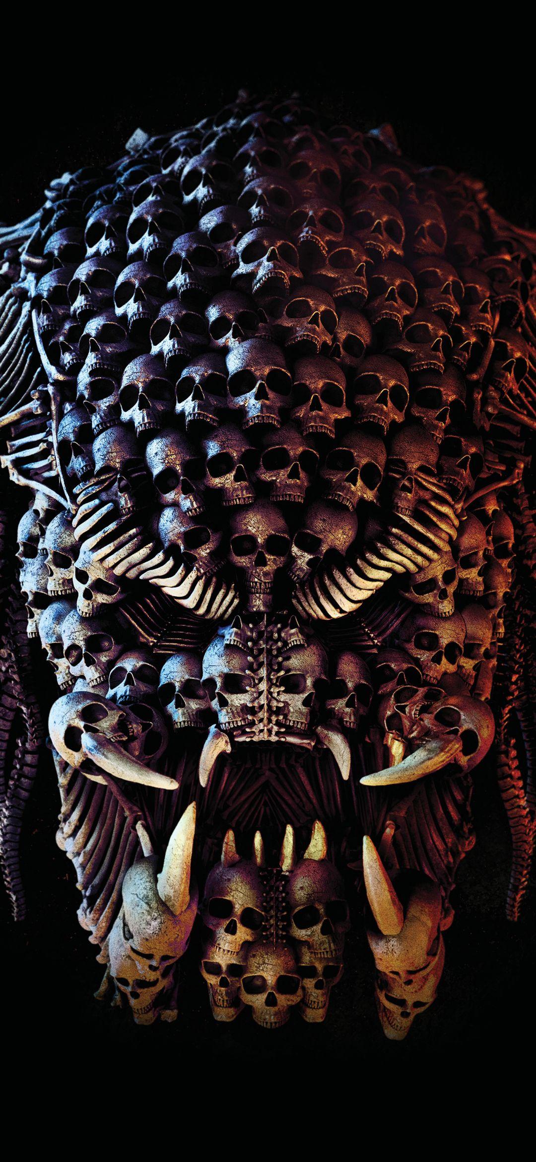 1080x2340 Skull Predator Mobile Wallpaper Mobile Walls
