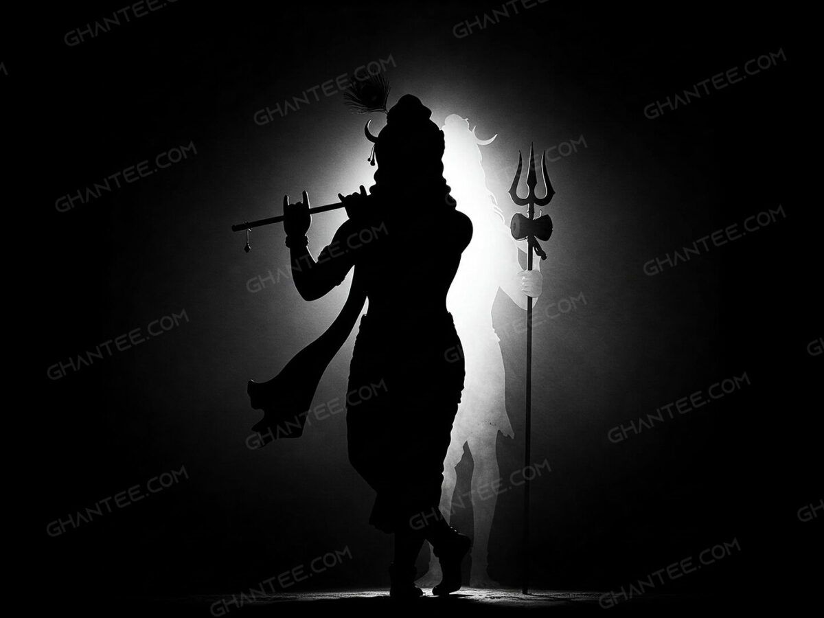 1200x900 Krishna Shiva Wallpaper