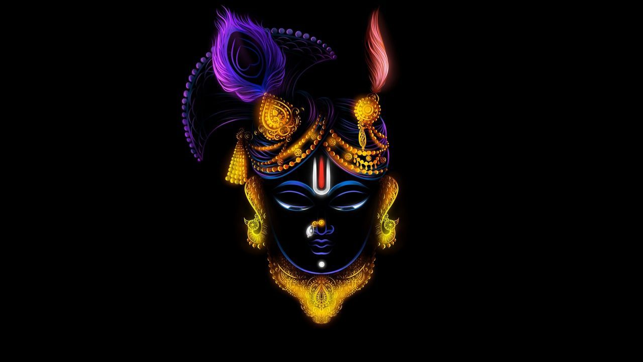 1280x720 LORD KRISHNA 4K wallpaper