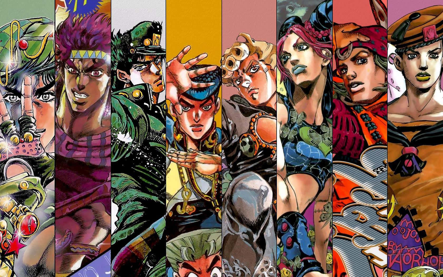1680x1050 Download Enjoy the fun of your favorite animanga on Jojo Desktop Wallpaper