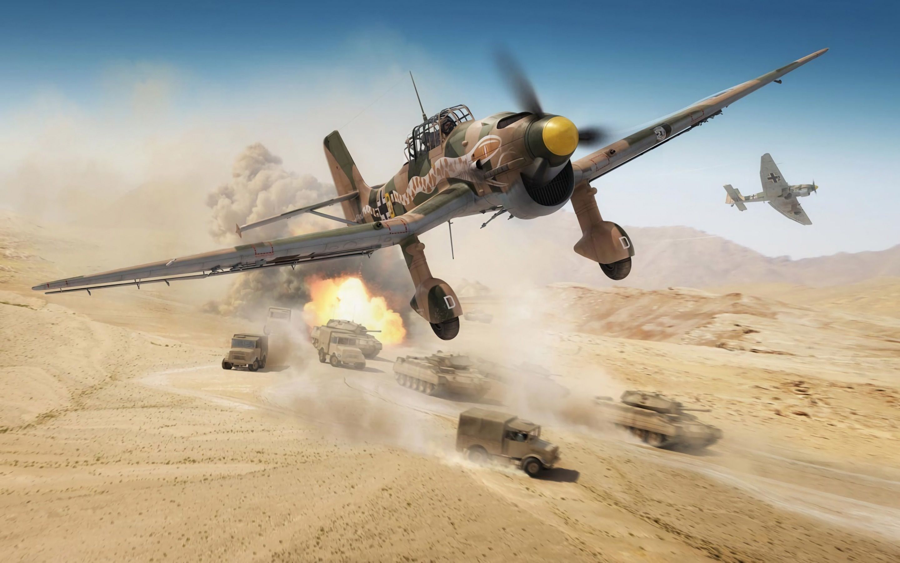 2880x1800 Junkers Airplane Wallpaper