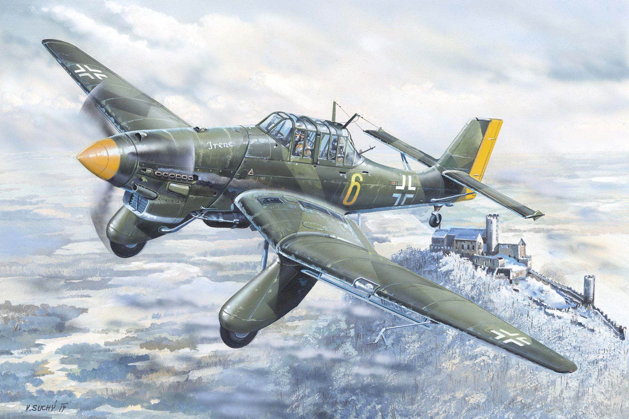 2048x1366 Download Luftwaffe Military Junkers Ju 87 HD Wallpaper