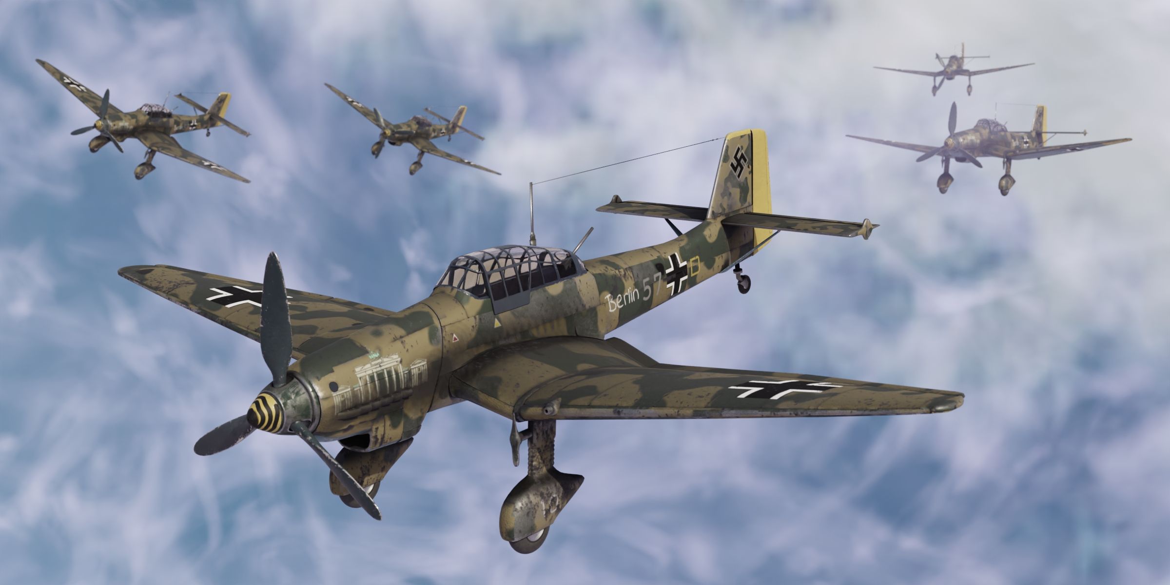 2400x1200 Junkers Ju 87 stuka Berlin design (formerly Blender Market)