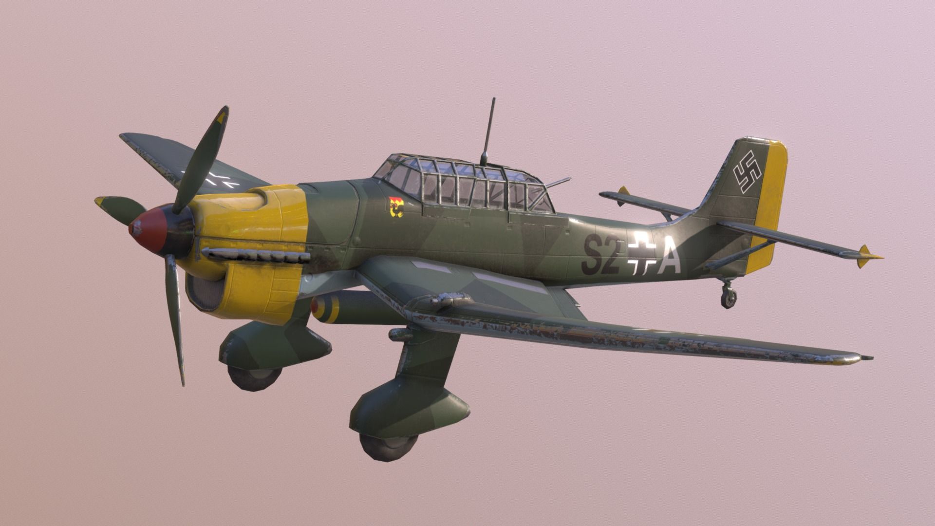 1920x1080 Junkers Ju 87 Stuka model by Marcus Ryéll [5963aae]