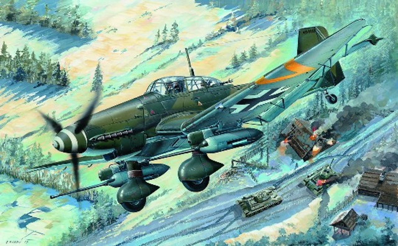 1280x792 Junkers Ju 87G 2 Stuka German Dive Bomber 1 32 Trumpeter