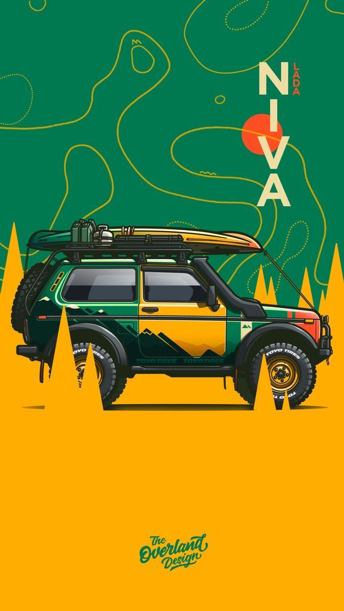675x1200 Lada Niva Wallpaper Design