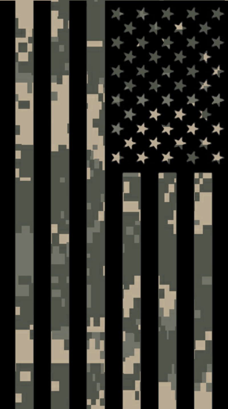 800x1433 Camo Flag american, camo, flag, HD phone wallpaper
