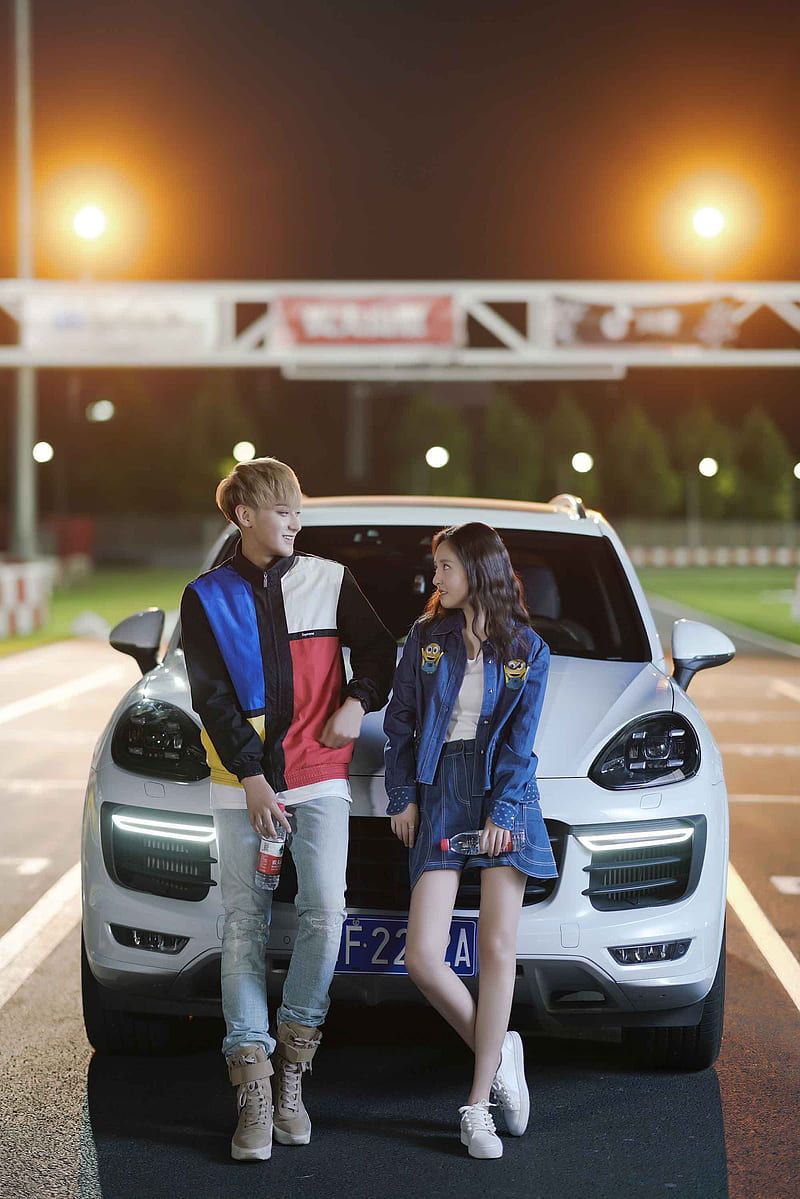 800x1199 Night ride, brightest star in the sky, car, cdrama, couplegoals, cute couples, HD phone wallpaper